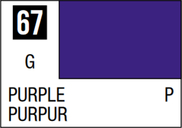  Mr Hobby Mr Colour 10ml 067 Purple Gloss Acrylic Paint 