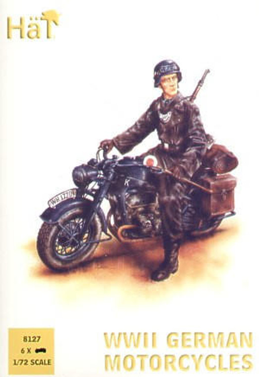  Hat Industrie 1/72 WWII German Motorcycles 