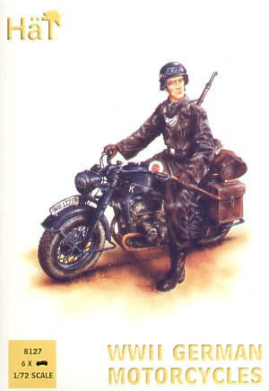  Hat Industrie 1/72 WWII German Motorcycles 