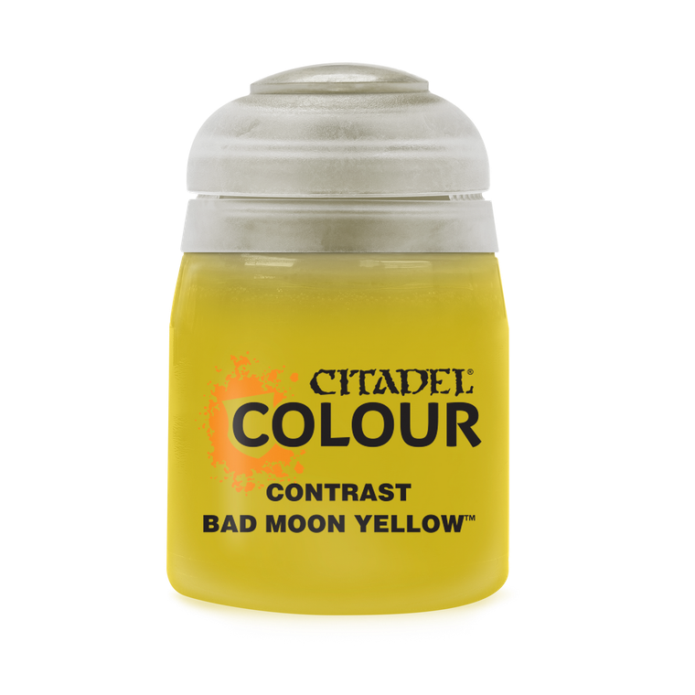  Citadel Colour 18ml Contrast Bad Moon Yellow Acrylic Paint 