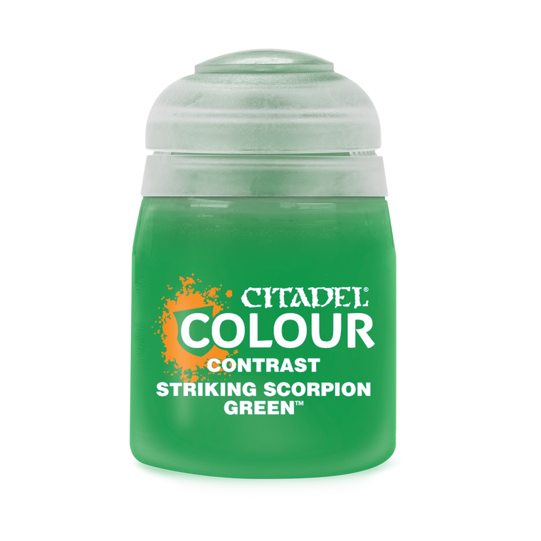  Citadel Colour 18ml Contrast Striking Scorpion Green Acrylic Paint 