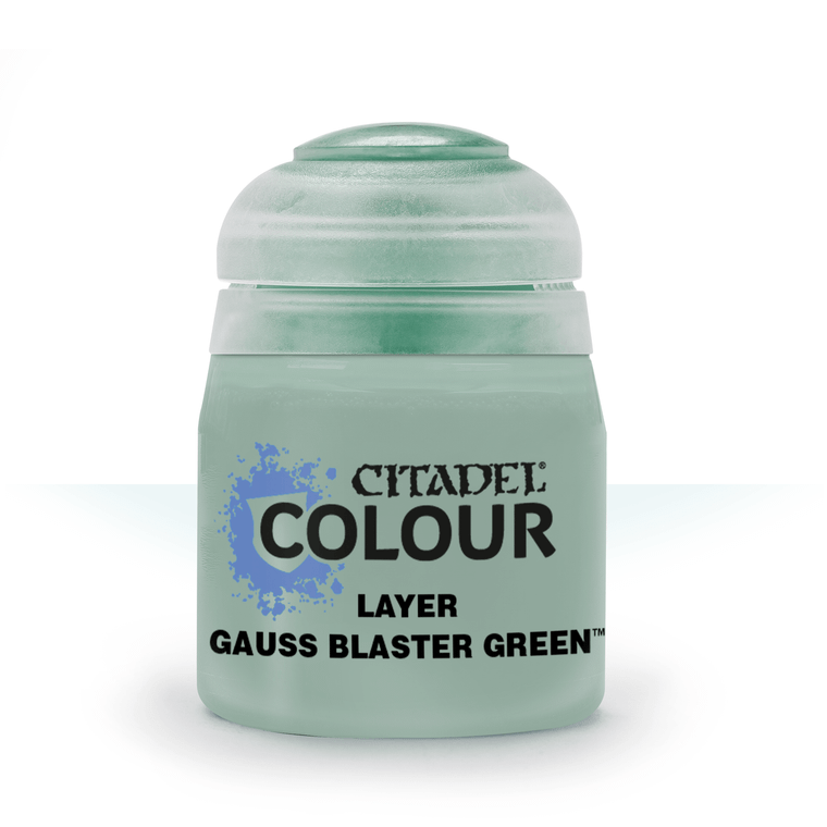  Citadel Colour 12ml Layer Gauss Blaster Green Acrylic Paint 