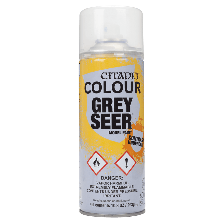  Citadel Colour 400ml Spray Grey Seer Acrylic Paint 