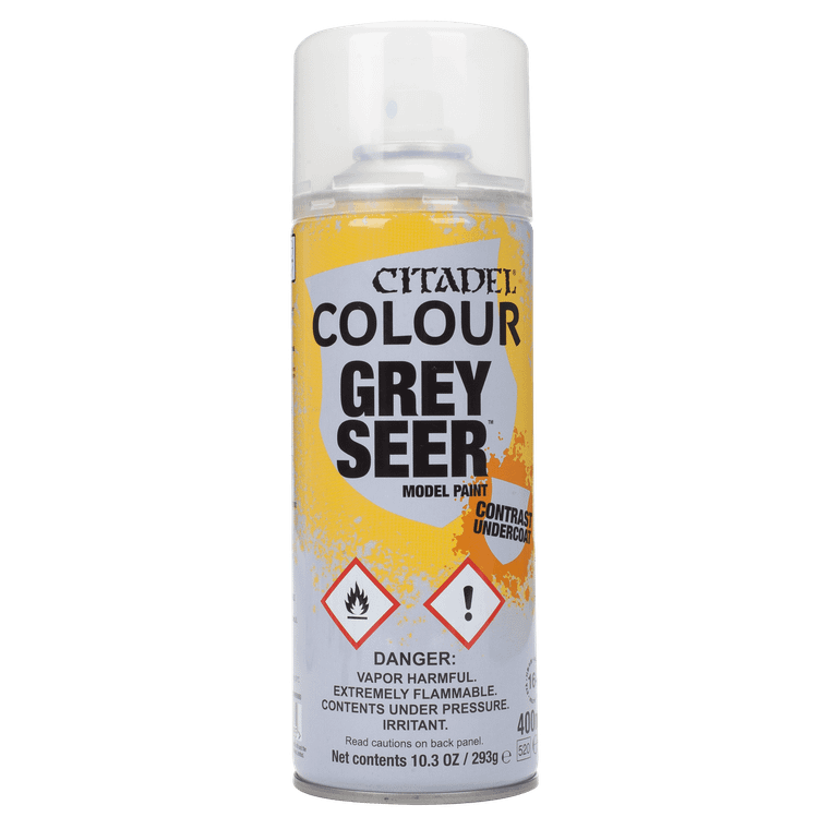  Citadel Colour 400ml Spray Grey Seer Acrylic Paint 