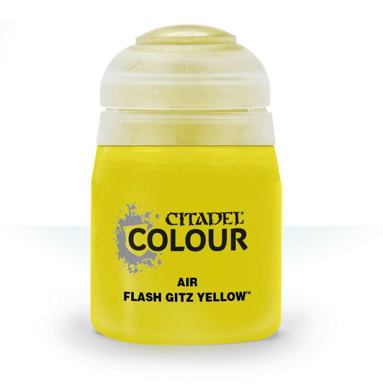  Citadel Colour 24ml Air Flash Gitz Yellow Acrylic Paint 
