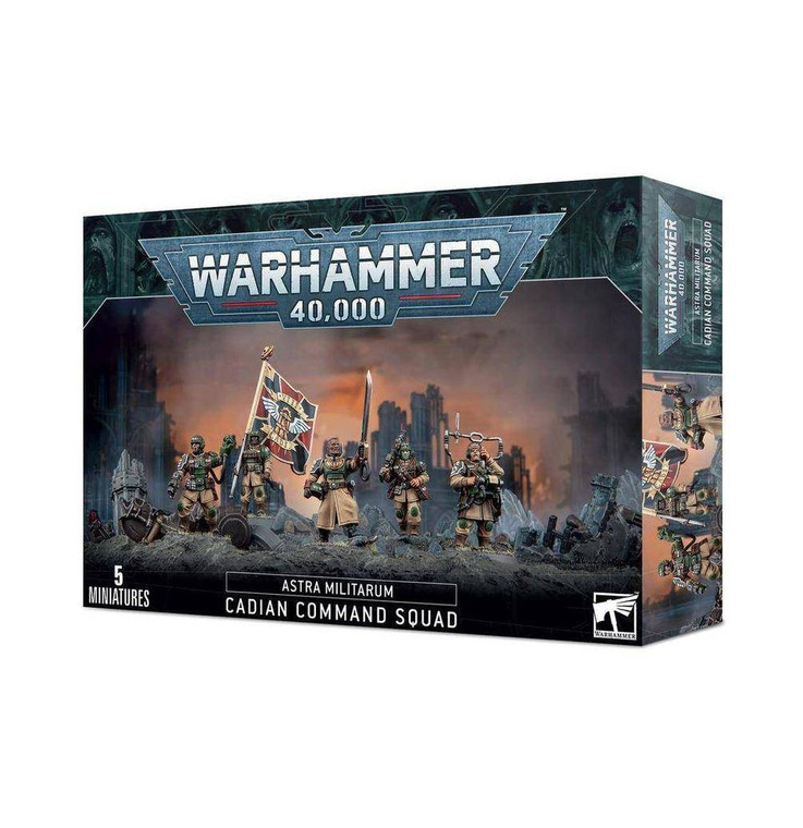  Games Workshop Warhammer 40,000 - Astra Militarum - Cadian Command Squad 