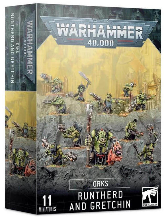  Games Workshop Ork Runtherd & Gretchin 