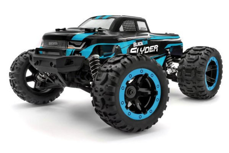 BlackZon Blackzon Slyder MT 1/16 4WD Electric Monster Truck - Blue 2.4GHz RTR 