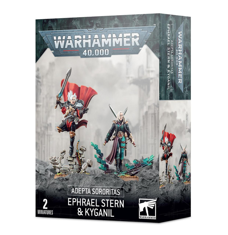 Games Workshop Warhammer 40,000 - Adepta Sororitas - Ephrael Stern & Kyganil   Games Workshop Warhammer 40,000 - Adepta Sororitas - Ephrael Stern & Kyganil