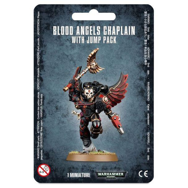 Games Workshop Warhammer 40,000 - Blood Angels - Chaplain With Jump Pack   Games Workshop Warhammer 40,000 - Blood Angels - Chaplain With Jump Pack
