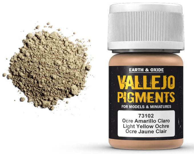  Vallejo Pigments Light Yellow Ochre 