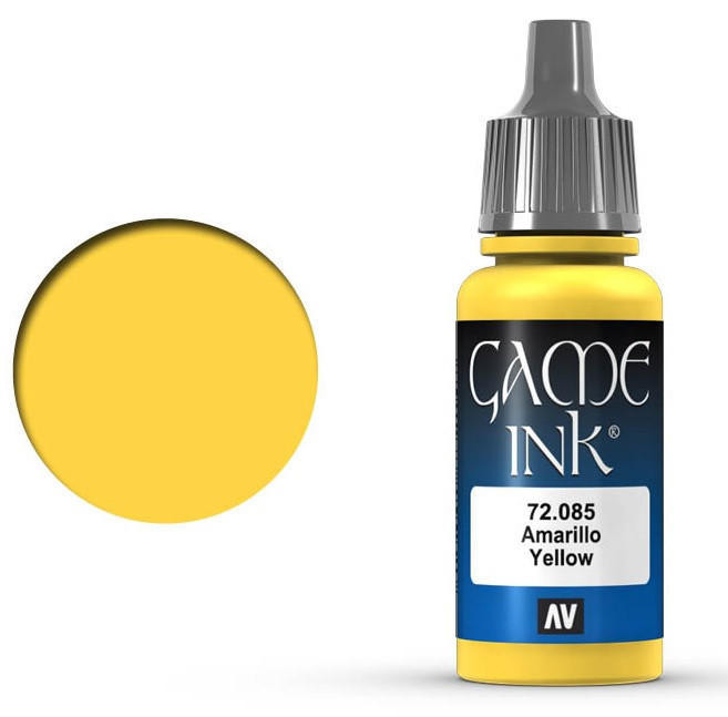  Vallejo 17ml Game Color Ink Yellow 