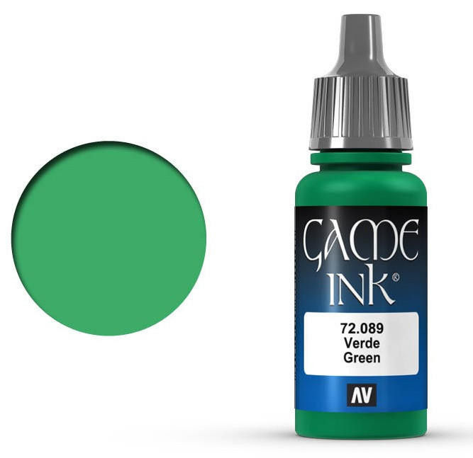  Vallejo 17ml Game Color Ink Green 