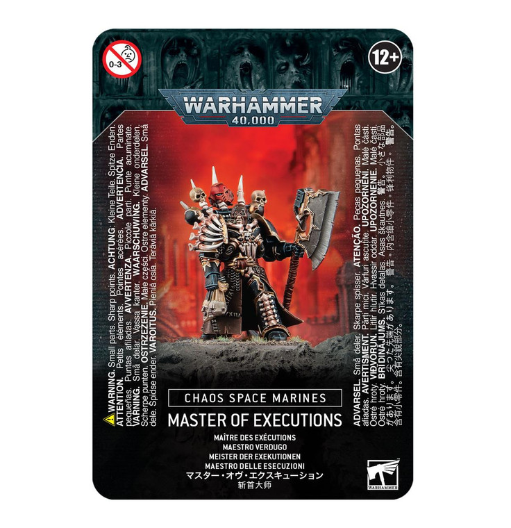 Games Workshop Warhammer 40,000 - Chaos Space Marines - Master of Executions   Games Workshop Warhammer 40,000 - Chaos Space Marines - Master of Executions