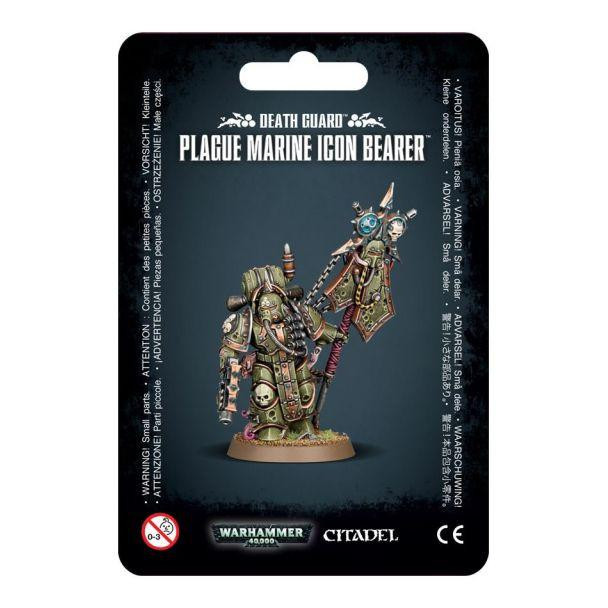  Games Workshop Warhammer 40,000 - Death Guard - Plague Marine Icon Bearer 