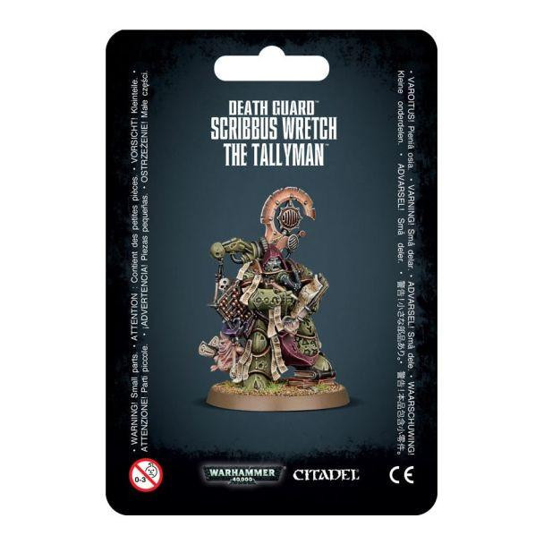  Games Workshop Warhammer 40,000 - Death Guard - Scribbus Wretch the Tallyman 