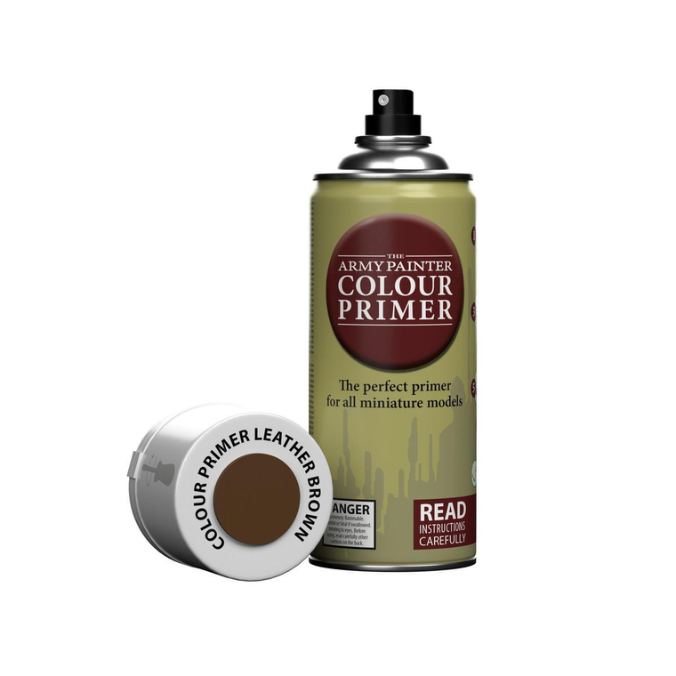  Army Painter Colour Primer 3004 400ml Leather Brown Primer Spray Paint 