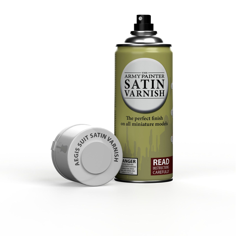  Army Painter 3027 400ml Aegis Suit Satin Clear Varnish Spray Paint 