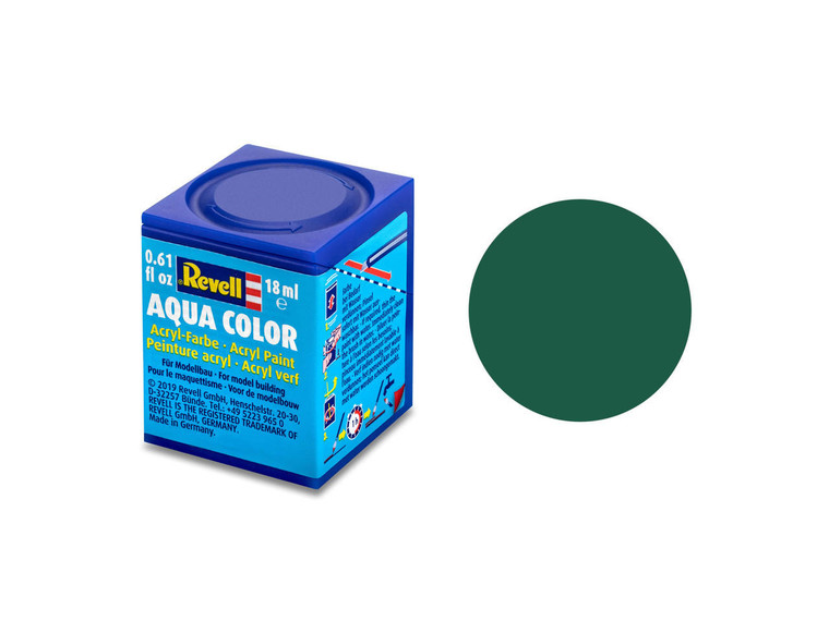  Revell 18ml 39 Matt Dark Green Acrylic Paint 