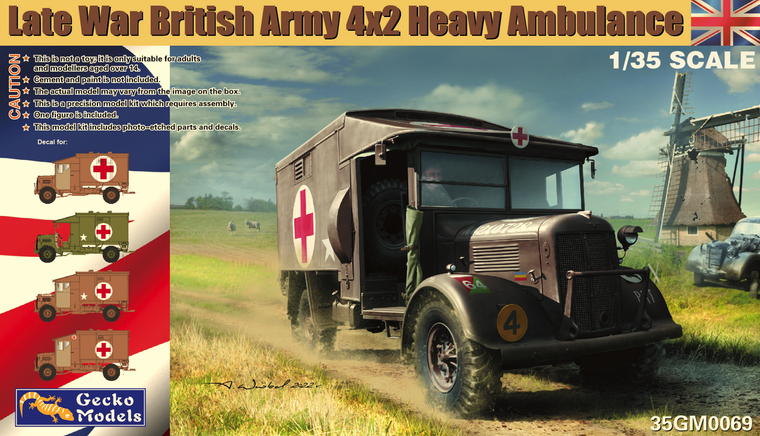  Gecko Models 1/35 Late War British Army 4x2 Heavy Ambulance 