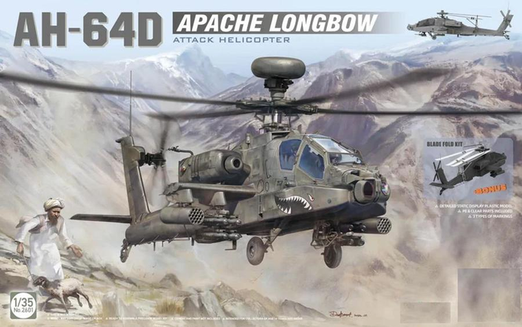  Takom 1/35 Boeing AH-64D Apache Longbow Model Kit 