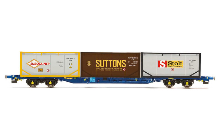  Hornby Railways Touax, KFA Container Wagon, with 3 x 20 Tanktainers 