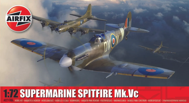  Airfix 1/72 Supermarine Spitfire Mk.Vc Model Kit 