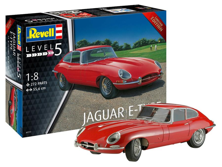  Revell 1/8 Jaguar E-Type Limited Edition Model Kit 