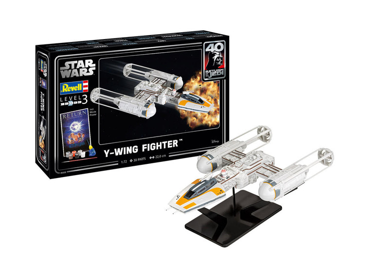  Revell 1/72 Star Wars Y-Wing Fighter Bomber Gift Set 