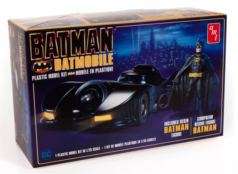 Amt Models AMT 1/25 1989 Batmobile with Figures 