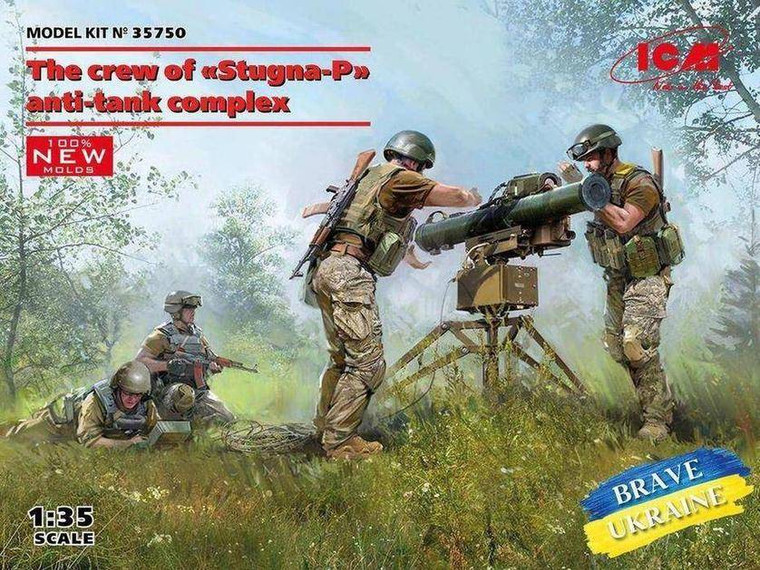 Icm ICM 1/35 Stugna-P Anti- Tank System Model Kit 