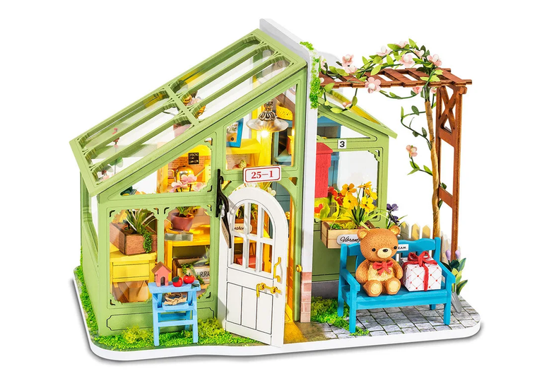  Rolife Spring Encounter Flowers Wooden Diorama Kit 