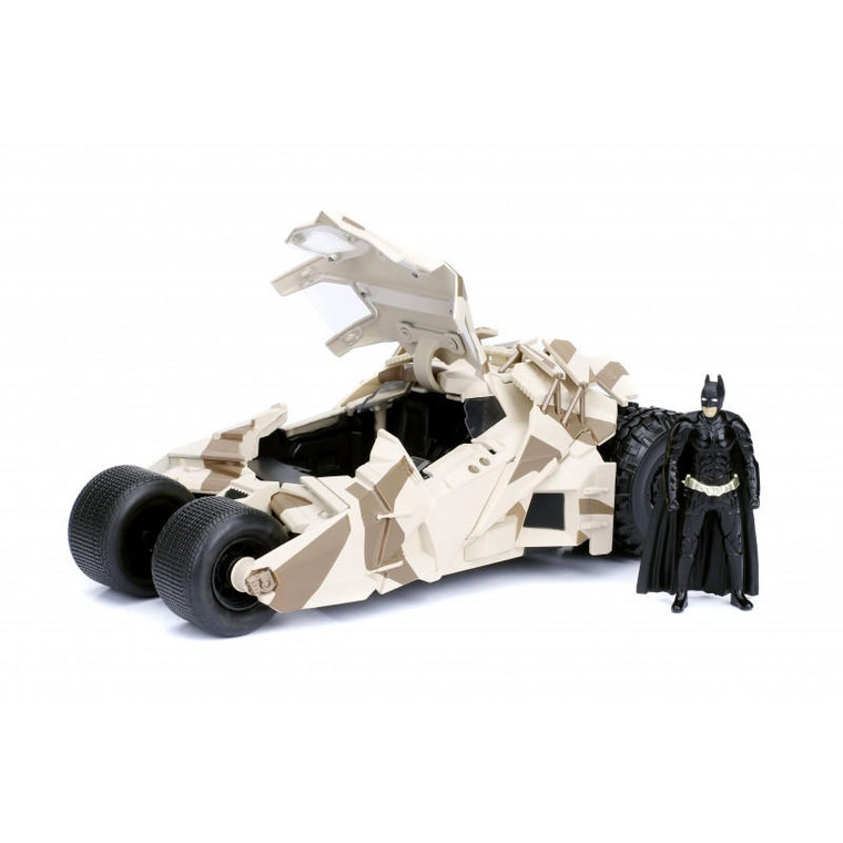  Jada 1/24 Batman The Dark Knight Camo Batmobile Diecast Model 