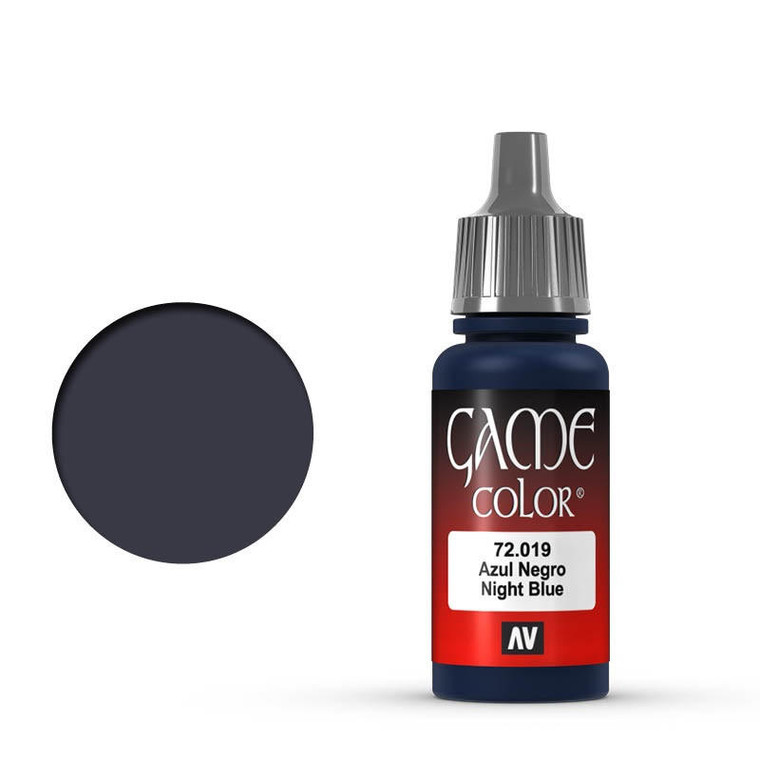  Vallejo 17ml Game Color 019 Night Blue 