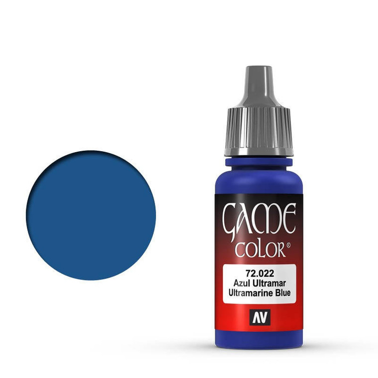  Vallejo 17ml Game Color 022 Ultramarine Blue 