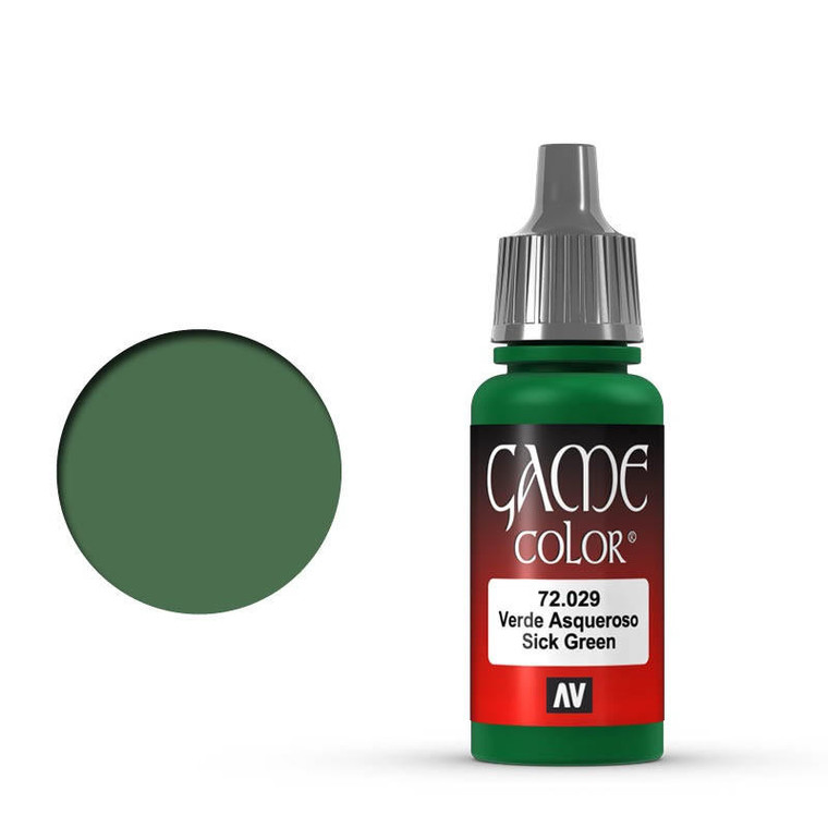  Vallejo 17ml Game Color 029 Sick Green 