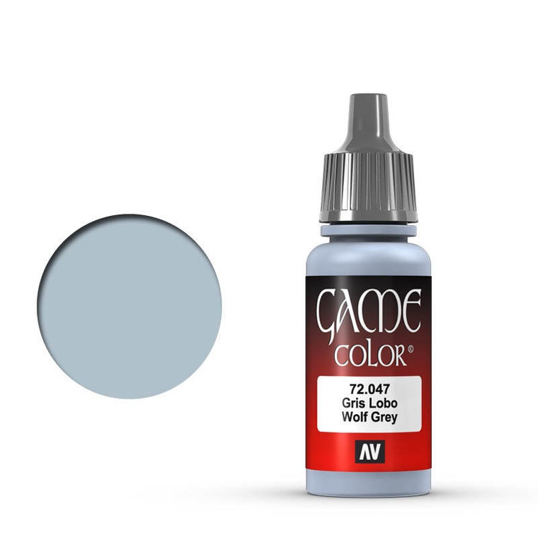  Vallejo 17ml Game Color 047 Wolf Grey 