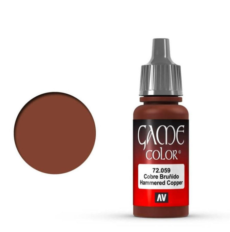  Vallejo 17ml Game Color 059 Hammered Copper 