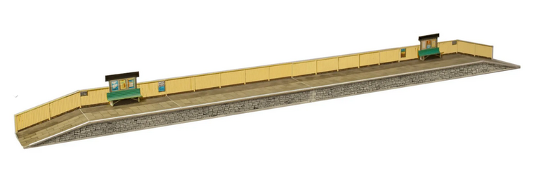  Superquick 1/76 Station Platform (Stone) Card Building Kit 