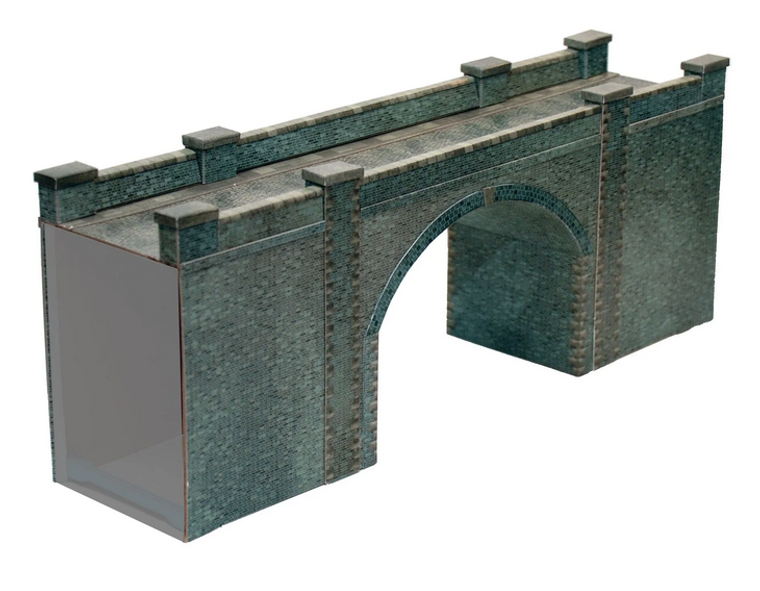  Superquick 1/76 Bridge & Tunnel Entrance (Engineers Brick) Card Building Kit 