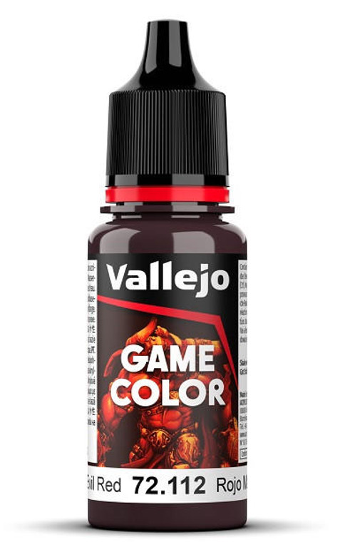  Vallejo 17ml Game Color 112 Evil Red 