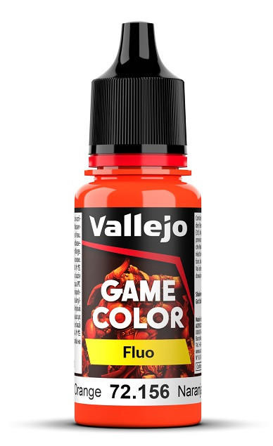  Vallejo 17ml Game Color 156 Fluorescent Orange 