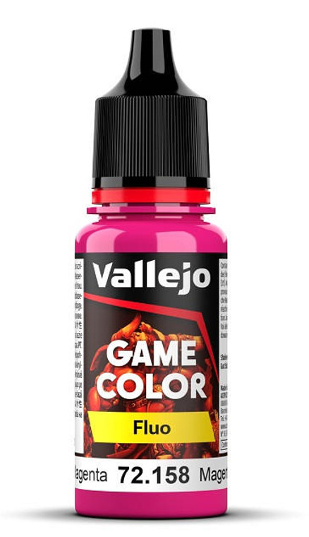  Vallejo 17ml Game Color 158 Fluorescent Magenta 