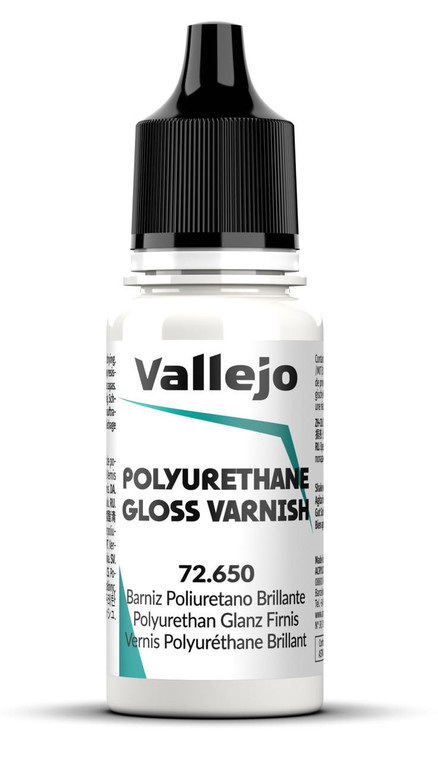  Vallejo 18ml Game Color 650 Polyurethane Gloss Varnish 