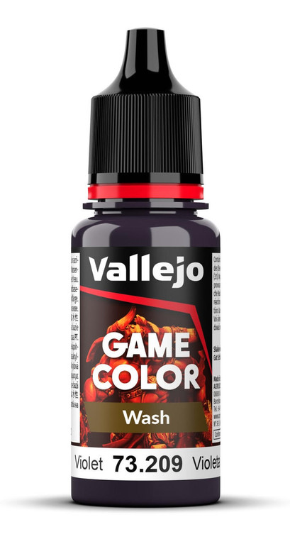  Vallejo 18ml Game Color Wash 209 Violet 