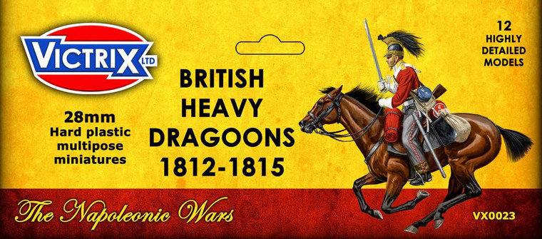  Victrix 28mm British Napoleonic Heavy Dragoons 1812-1815 