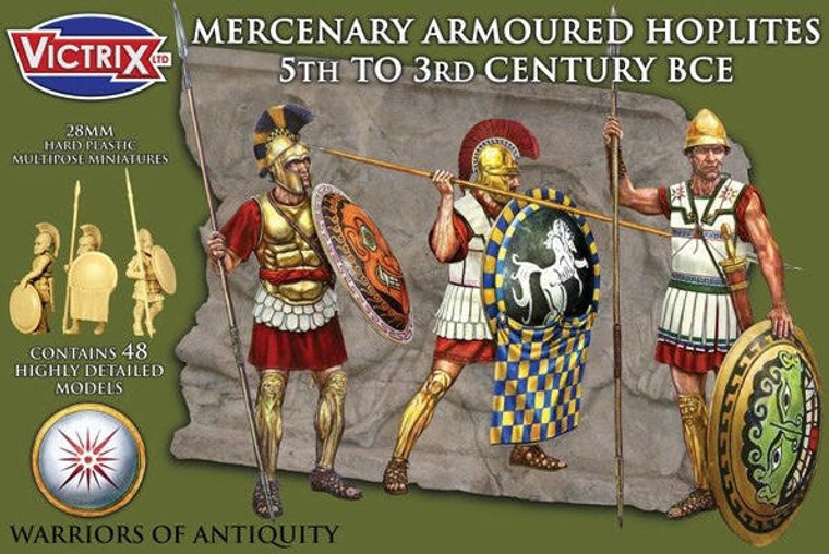  Victrix 28mm Mercenary Armoured Hoplites 5th to 3rd Century BCE 