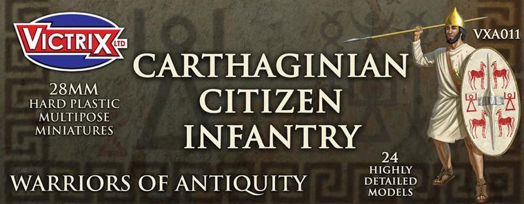  Victrix 28mm Carthaginian Citizen Infantry 