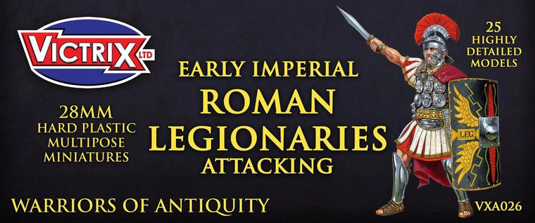  Victrix 28mm Early Imperial Roman Legionaries Attacking 