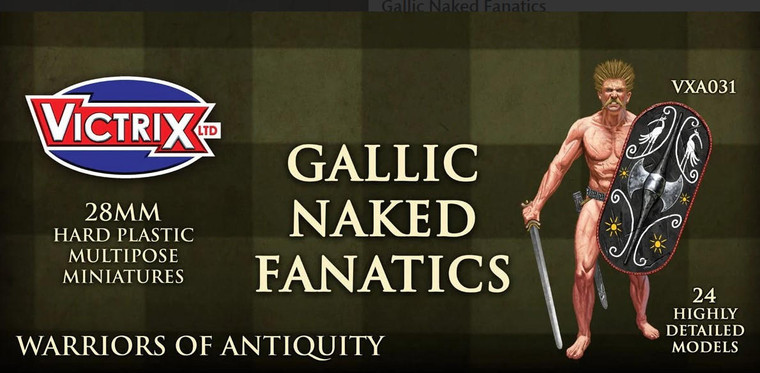  Victrix 28mm Gallic Naked Fanatics 